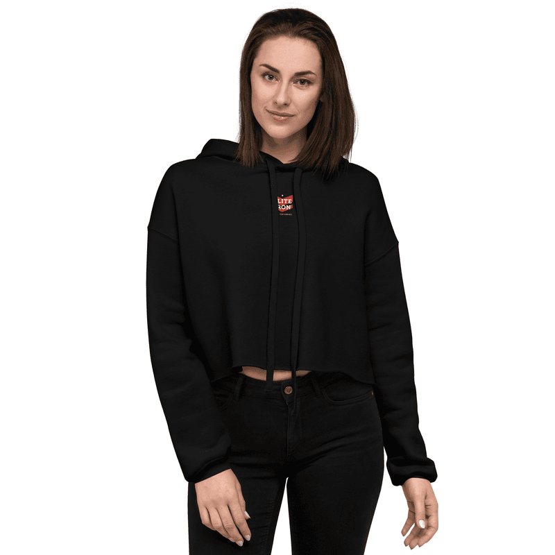 Elite Iron Crop Hoodie